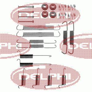 Kit de montaje, zapatas de freno traseras LY1136 Delphi