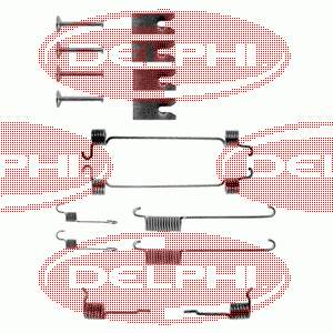 LY1139 Delphi kit de montaje, zapatas de freno traseras