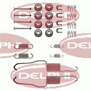 Kit de montaje, zapatas de freno traseras 1050684 Quick Brake