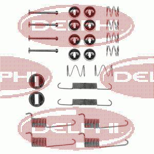 LY1196 Delphi kit de montaje, zapatas de freno traseras