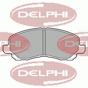 Pastillas freno delanteras Delphi LP1684 precio, desde 26,27 EUR