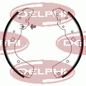 Zapatas de freno de tambor traseras Delphi LS1897 precio, desde 58,76 EUR