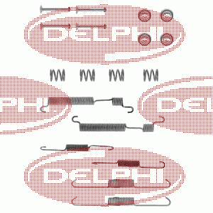 Juego de reparación, frenos traseros LY1244 Delphi