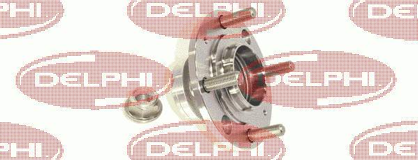 BK1232 Delphi cubo de rueda trasero