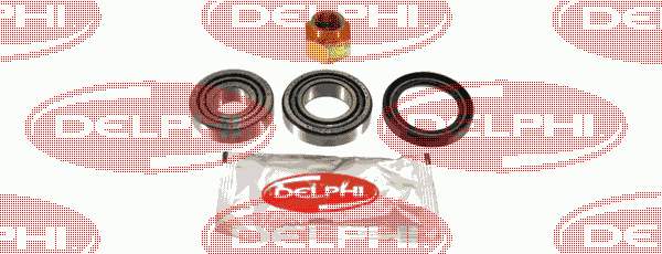 BK184 Delphi cojinete de rueda trasero