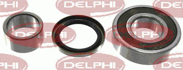 BK199 Delphi cojinete de rueda trasero