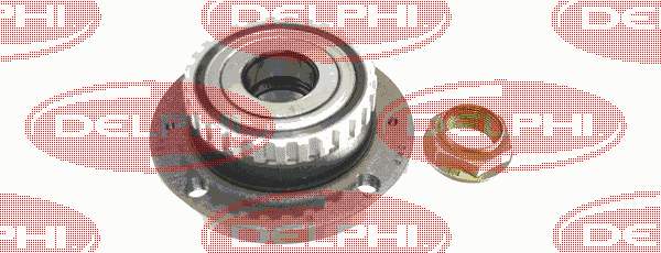 BK1245 Delphi cubo de rueda trasero