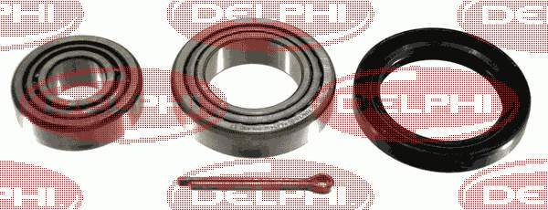 BK136 Delphi cojinete de rueda delantero/trasero