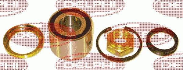 BK388 Delphi cojinete de rueda trasero