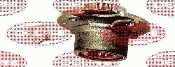 BK375 Delphi cubo de rueda trasero