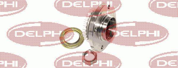 BK1231 Delphi cubo de rueda trasero