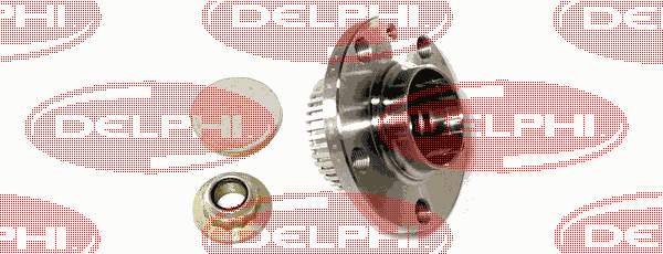 BK1233 Delphi cubo de rueda trasero