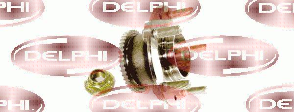 BK1055 Delphi cubo de rueda trasero