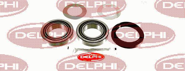 Cojinete de rueda delantero/trasero BK1082 Delphi