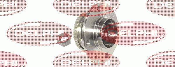 BK1229 Delphi cubo de rueda trasero