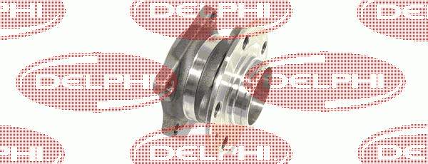 BK1174 Delphi cubo de rueda trasero