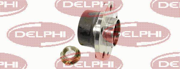 BK1098 Delphi cubo de rueda trasero