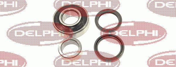 BK664 Delphi cojinete de rueda trasero