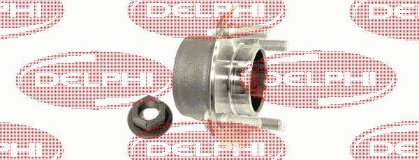 BK684 Delphi cubo de rueda trasero