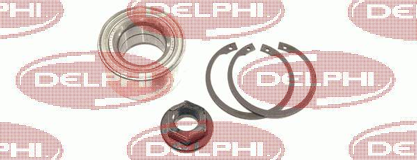 BK683 Delphi cojinete de rueda delantero