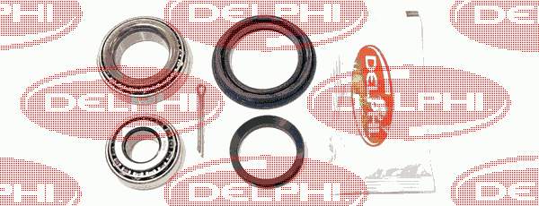 BK659 Delphi cojinete de rueda trasero