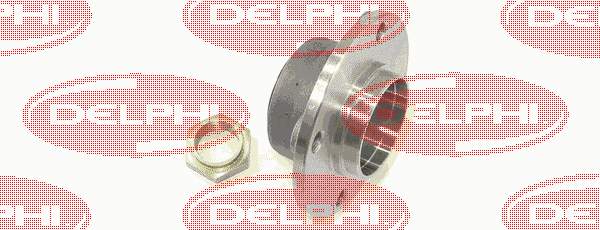 BK457 Delphi cubo de rueda trasero