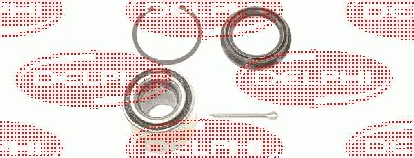 BK483 Delphi cojinete de rueda trasero
