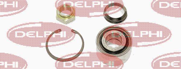 BK422 Delphi cojinete de rueda trasero