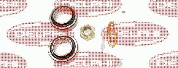 BK550 Delphi cojinete de rueda delantero