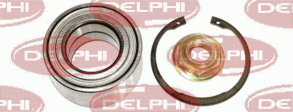 BK521 Delphi cojinete de rueda trasero