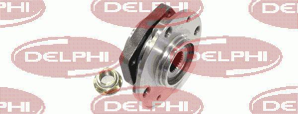 BK581 Delphi cubo de rueda delantero