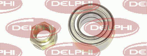 BK1059 Delphi cojinete de rueda delantero