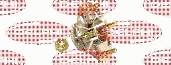 BK1066 Delphi cubo de rueda trasero