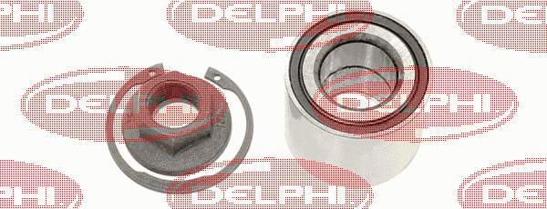 BK1287 Delphi cojinete de rueda trasero
