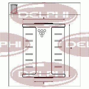 FX0102 Delphi filtro de aceite