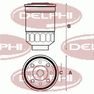 Filtro combustible Delphi HDF521 precio, desde 16,34 EUR