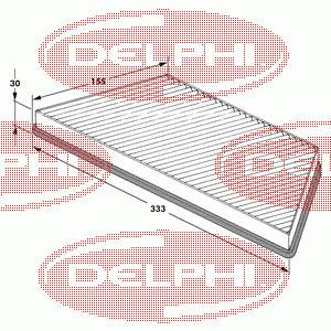 TSP0325062 Delphi filtro habitáculo