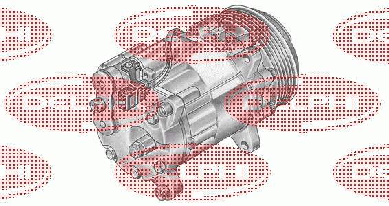 TSP0155057 Delphi compresor de aire acondicionado