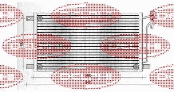 TSP0225236 Delphi condensador aire acondicionado