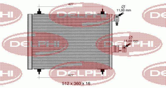 Condensador Delphi TSP0225411