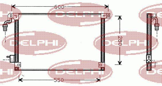 96345947 Peugeot/Citroen condensador aire acondicionado