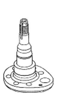 N 2551 Metzger muñón del eje, suspensión de rueda, trasero izquierdo
