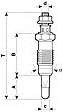 062900008304 Magneti Marelli bujía de incandescencia