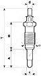 062900011304 Magneti Marelli bujía de incandescencia