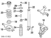 Brazo suspension trasero superior derecho 55501CG000 Nissan/Infiniti