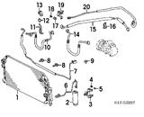 Presostato, aire acondicionado Toyota Corolla E11