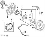 Cojinete de rueda trasero Toyota RAV4 1 XA