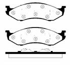 Pastillas de freno delanteras Jeep Grand Cherokee 1 Z