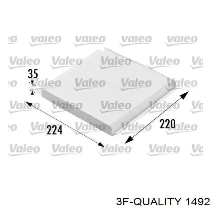 Filtro de habitáculo Peugeot Partner 1 5F