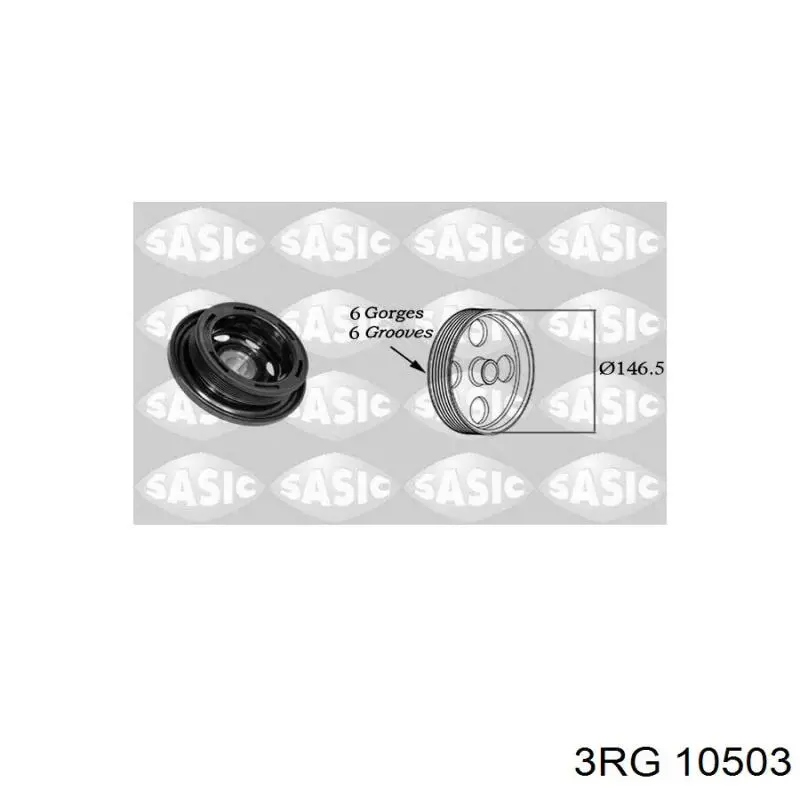 Polea del cigüeñal 3RG 10503 precio, desde 110,52 EUR